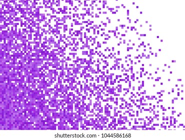 Purple violet vector pixel background