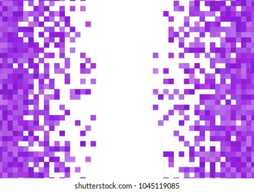 Purple violet vector pixel background