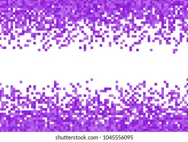 Purple violet vector pixel background