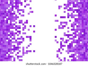 Purple violet vector pixel background