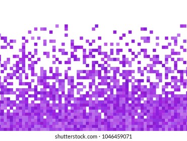 Purple violet vector pixel background
