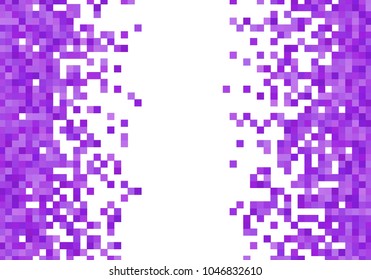 Purple violet vector pixel background