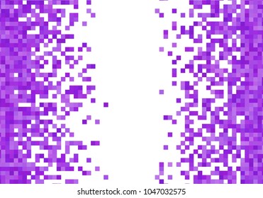 Purple violet vector pixel background