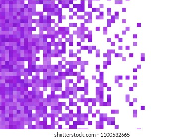 Purple violet vector pixel background