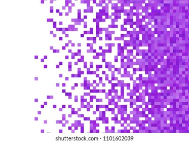 Purple violet vector pixel background