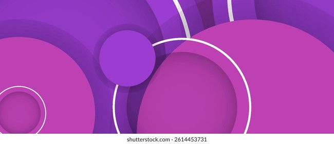 Purple violet and white background abstract art vector with geometric gradient shapes. Abstract gradient shapes background for presentation, business report, card, banner, poster