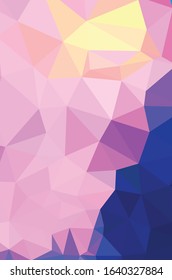 Purple vivid polygonal abstract background