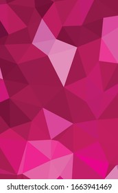 Purple vivid polygonal abstract background