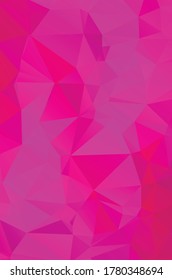 Purple vivid polygonal abstract background