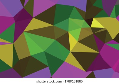 Purple vivid polygonal abstract background