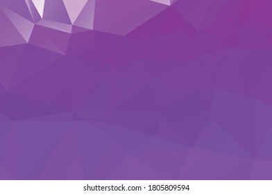 Purple vivid polygonal abstract background