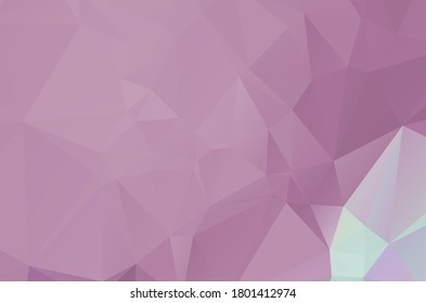 Purple vivid  vector texture with triangular style. Illustration with set of colorful 