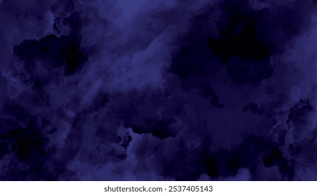 Plano de Fundo de Aquarela Roxa. Fundo de gradiente de aquarela preto e roxo abstrato. Um fundo de aquarela roxo abstrato e colorido,