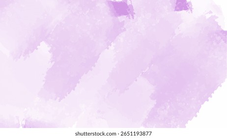 Purple watercolor background with copyspace for your design. vector.