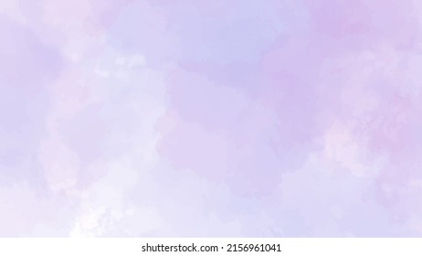 Purple watercolor background for design, watercolor background concept, vector.