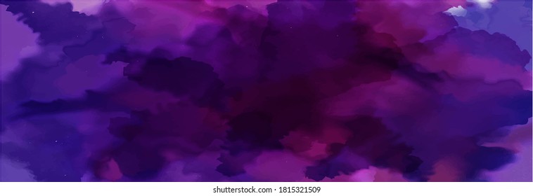 Purple watercolor background for textures backgrounds and web banners design
