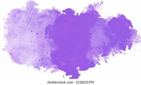 Purple watercolor background for your design, watercolor background concept, vector.