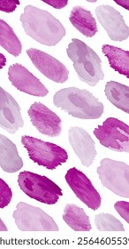 Purple watercolor patterns, soft brush strokes, artistic background, abstract design, vibrant color palette, creative texture.