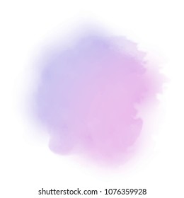 purple watercolor stain