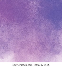 Purple Watercolor Texture Background Vibrant Abstract Artistic Design