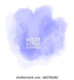 purple watercolor vector background