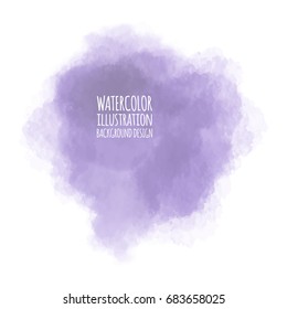 purple watercolor vector background