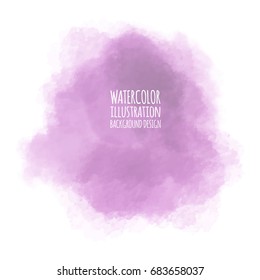 purple watercolor vector background