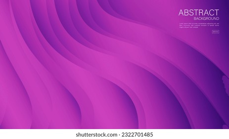 Purple wave abstract background, wave graphic, Geometric vector, Minimal Texture, web background, purple cover design, flyer template, banner, wall decoration, wallpaper, purple background design