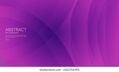Abstrakter violetter Hintergrund, Wellengrafik, Geometrische Vektorgrafik, Minimale Textur, Web-Hintergrund, violetter Cover-Design, Flugzeugablage, Banner, Wanddekoration, Tapete, violetter Hintergrund