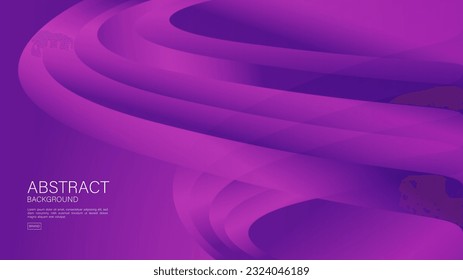 Fondo abstracto de onda púrpura, gráfico ondulado, vector geométrico, textura mínima, fondo web, diseño de cubierta púrpura, plantilla de volante, pancarta, decoración de pared, papel pintado, diseño de fondo púrpura