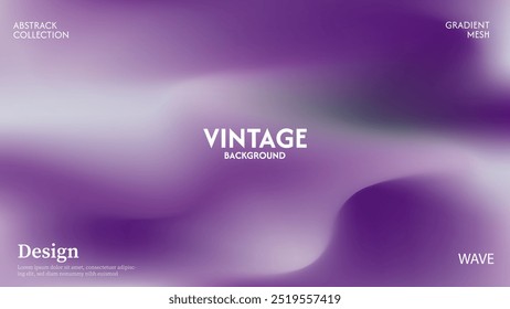Vague violette, arrière-plan abstrait. Texture de surface douce. Arrière-plan de couleur sombre avec place pour le design.