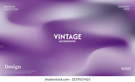 Vague violette, arrière-plan abstrait. Texture de surface douce. Arrière-plan de couleur sombre avec place pour le design.