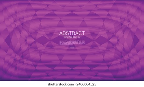 Abstrakter violetter Hintergrund, Wellenvektor, Geometrische Vektorgrafik, Minimale Textur, Web-Hintergrund, violetter Deckendesign, Flyer, Banner, Wanddekoration, Tapete, violetter Hintergrund