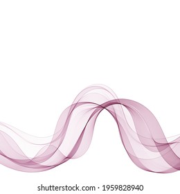 Purple wave. abstract vector graphics