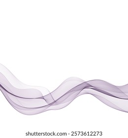 Purple wave. Abstract vector graphics. Eps 10