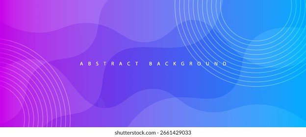 plano de fundo de onda roxa. Fundo geométrico líquido abstrato de onda de gradiente roxo escuro moderno com cor de gradiente de estilo fluido.