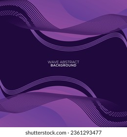diseño abstracto de fondo de onda púrpura