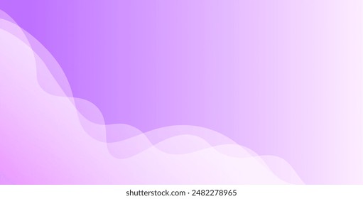 Purple wave background. Light purple wave texture. Vector illustration