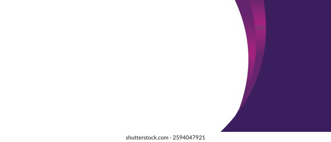 Purple Wave Curve Abstract Background