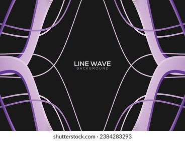 purple wave element for design. digital track equalizer