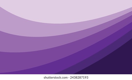 Purple wave element vector image for backdrop or presentation