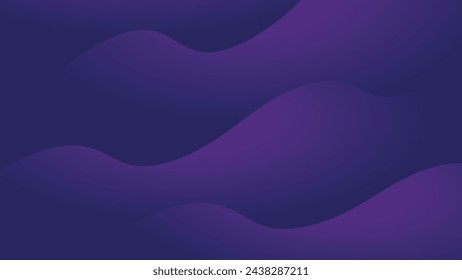 Purple wave element vector image for backdrop or presentation