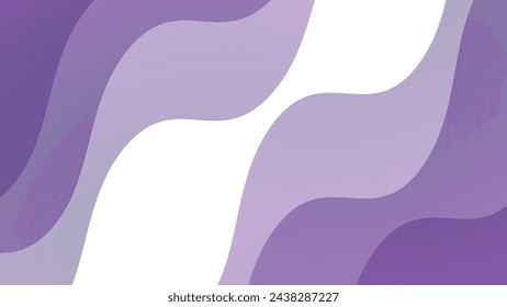 Purple wave element vector image for backdrop or presentation