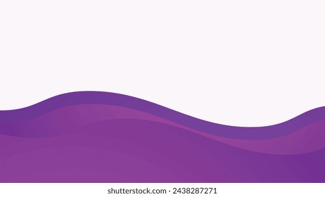Purple wave element vector image for backdrop or presentation