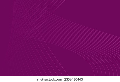 Fondo abstracto de línea de onda morada para banner, web, diseño de afiches