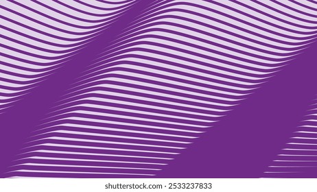 Purple wave line pattern abstract background