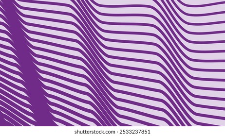 Purple wave line pattern abstract background
