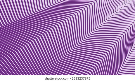 violettes Wellenlinienmuster, abstrakter Hintergrund