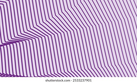 Purple wave line pattern abstract background