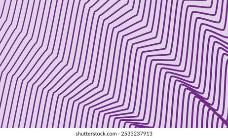 Fondo abstracto de patrón de línea de onda púrpura